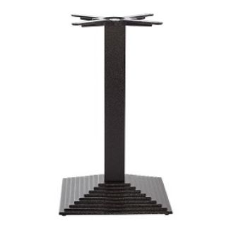 Mayan Medium Square Colour or Black Cast Iron Table Bases - Dining