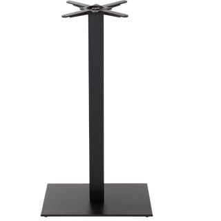 Mocha Rectangular Bar Table Base in Black