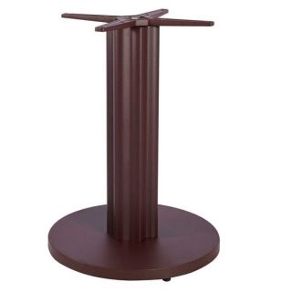 Uneven Floor Dining Table Base - Jarrah Brown