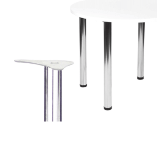 Fabio Chrome Table Legs - Set of 4