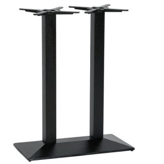 Newton Twin Black Bar Table Bases