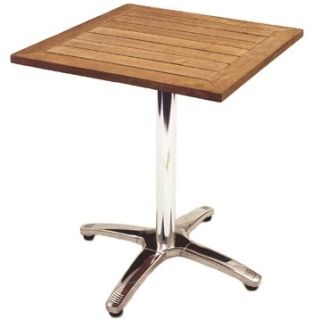 Montana Teak Pedestal Outdoor Dining Tables - 700mm