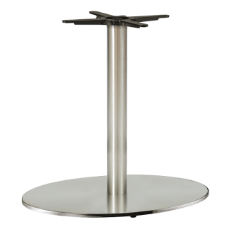 Horizon Dining Table Round Chrome Base