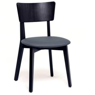 Polis Dining Chairs with Veneer Back / Upholstered Seat