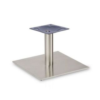 Profile Coffee Table Pedestal in Brushed Steel
