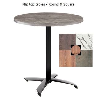 French Flip Top Small In / Outdoor Bistro Tables