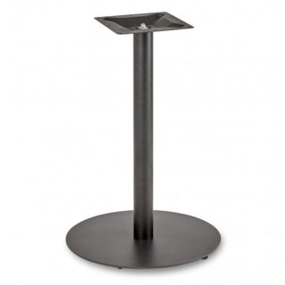 Round Counter Table Bases in Black Steel