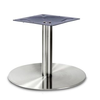 Round Coffee Table Bases in Brushed Stainless Steel - Robust & Elegant