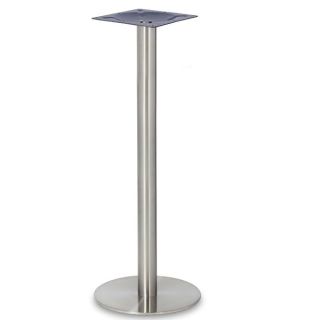 Profile Brushed Steel Poseur Bar Table Bases - Small Round