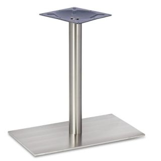 Profile Brushed Steel Tall Bar Table Bases - Robust & Elegant