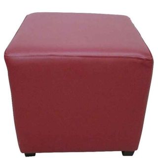 Cube Stools - Faux Leather Made in Britain - Black, Red, Cream, Brown