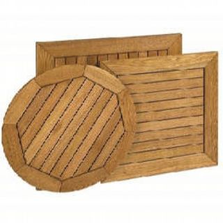 Robinia Slatted Outdoor Wood Top - Natural Oiled