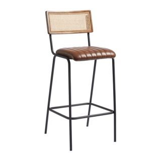 Savanna Bar Stool - Genuine Leather