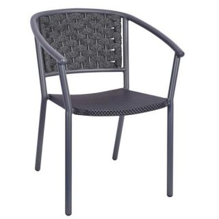 Prague Retro Outdoor Chairs - Aluminium / Teak Seat