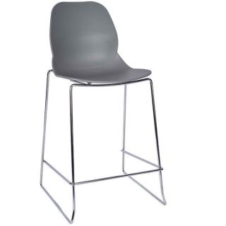 Shoreditch ECO Shell E Frame Mid Height Stool - See Colours
