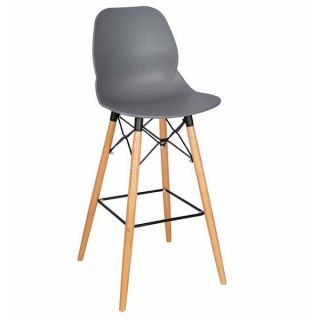 Shoreditch ECO Shell Poseur Height Stool - Beech - See Colours
