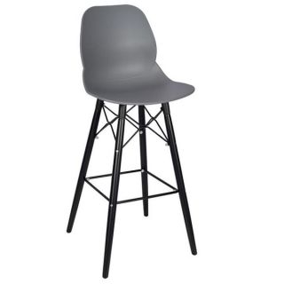 Shoreditch ECO Shell K Frame High Stool - Black - See Colours