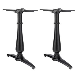 Centaur Twin Black Heavy Duty Cast Iron Table Legs