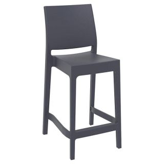 Spin Outdoor High Stools - Retro White