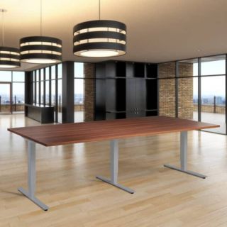 LA Large Height Adjustable Boardroom / Conference Room Table Frame Only