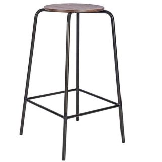 Thorn High Stool - Rustic Oak Seat
