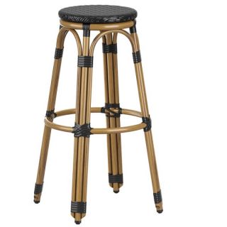 TIME Outdoor High Bar Stools with aluminium and wicker weave.