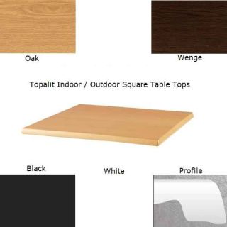 Topalit Square Easy Clean & Hygienic Outdoor Table Tops - See Sizes