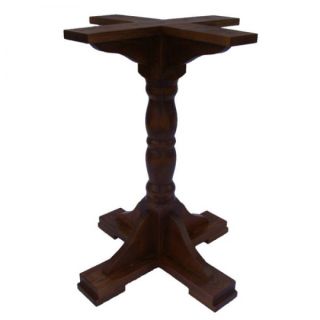 Trafalgar Single Pedestal Timber Table Legs for Dining | Custom Wood Stained