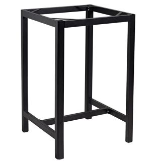 TROY ALUMINIUM SQUARE POSEUR TABLE BASE - 2 SEATER - ZA.7132TB