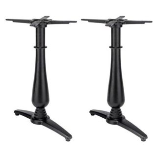 Manor - Twin Colour or Black Cast Iron Table Base - Dining or Poseur