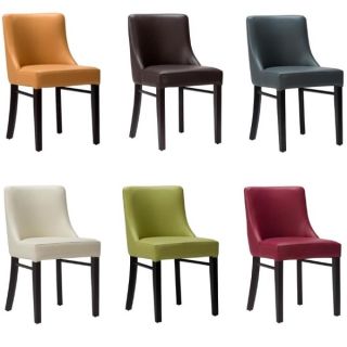 Upholstered Restaurant Chairs in Black, Iron Grey, Dark Brown, Lime Green, Wine Red, Ochre, Cream