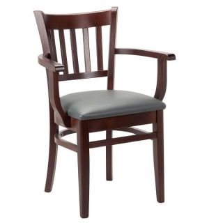 Vito Upholstered Seat Dining Chairs with Arms