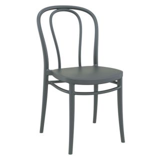 Victor Side Chair - Dark Grey