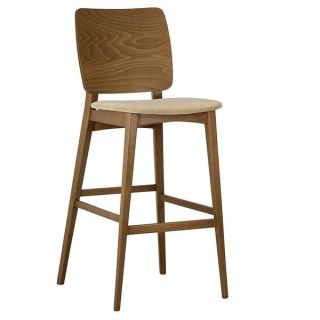 Zara Veneer Back / Upholstered Seat High Stools