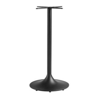 Zaro Black Trumpet In / Outdoor Table base - Bar Height