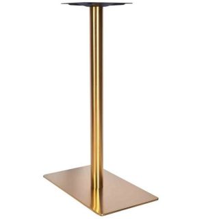Vintage Brass Single Pedestal Table Base - See Height